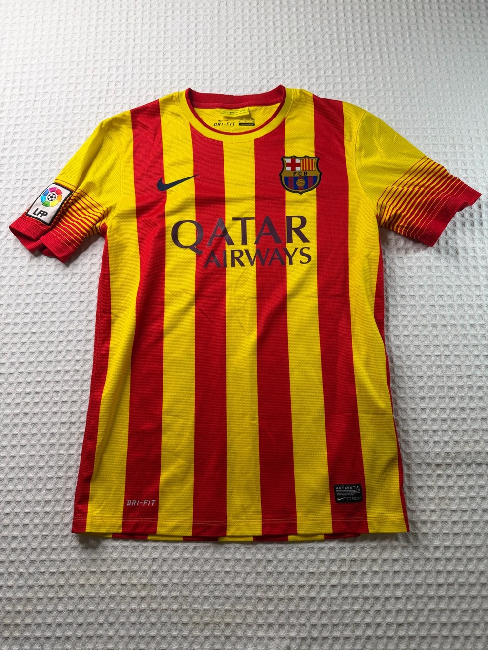 Barcelona Nike 2013-2014 Away Football Soccer Shirt Jersey Size S(395)
